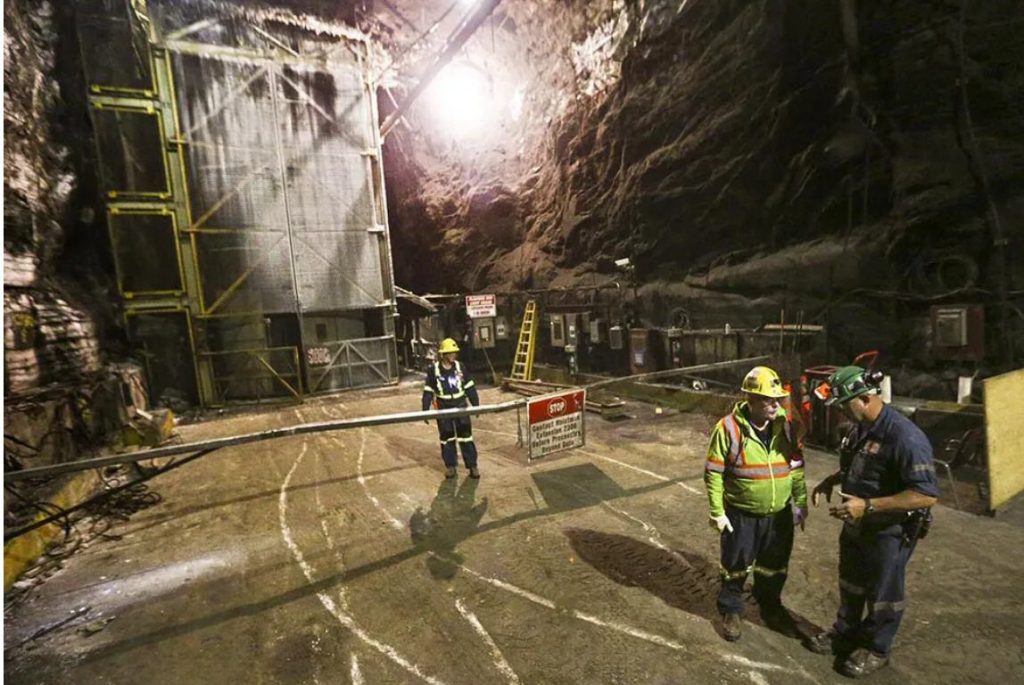 La plus grande mine de sel souterraine. Goderich